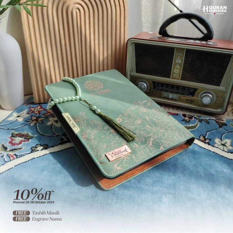 ALQURAN TAGGING EDISI WANITA terjemahan with Engrave Plat NAMA with 199TAGS PRE ORDER 3-4HARI
