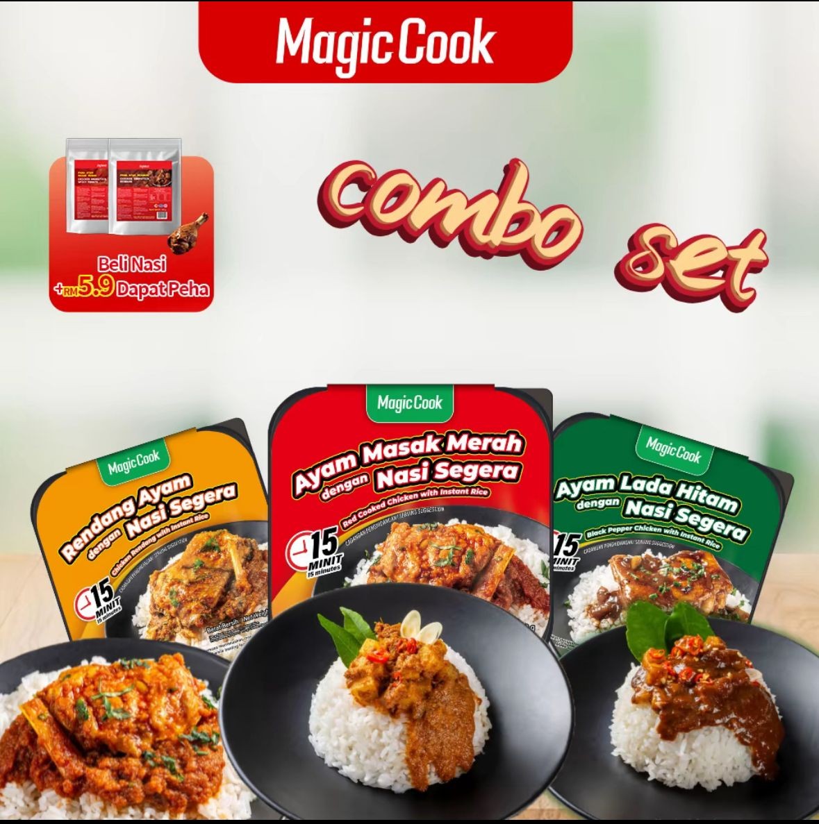 Magic Cook 10 min Self-Heating Rice