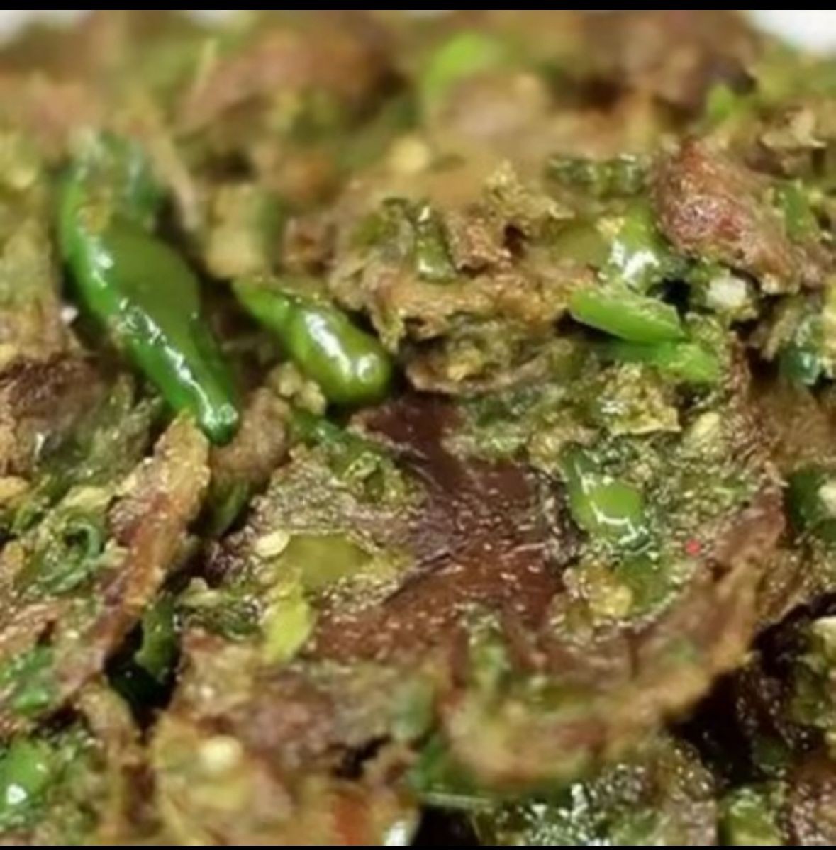 Daging sambal hijau by ali puteh